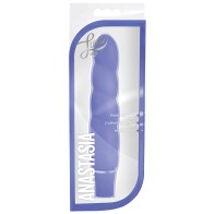 Blush Luxe Anastasia Silicone Vibrator - Periwinkle