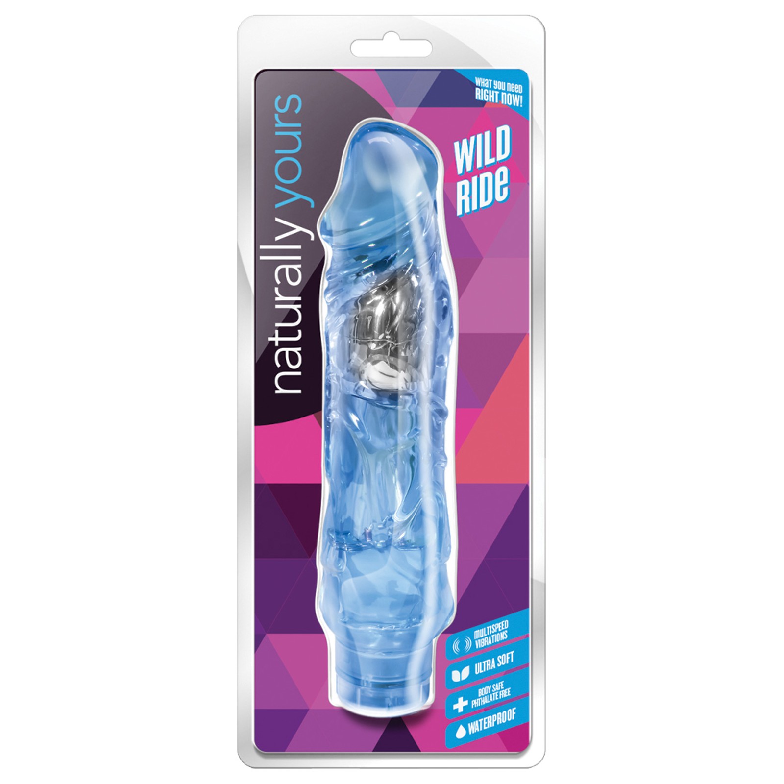 Blush Naturally Yours Wild Ride Vibrador Azul