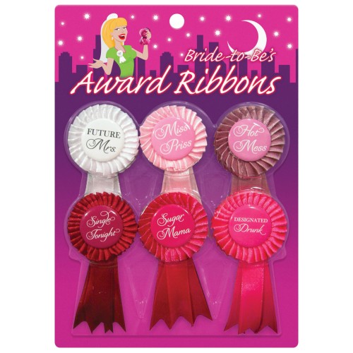 Bride to Be's Award Ribbons Pack of 6