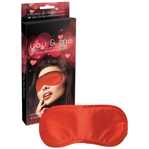 You & Me Silky Red Blindfold