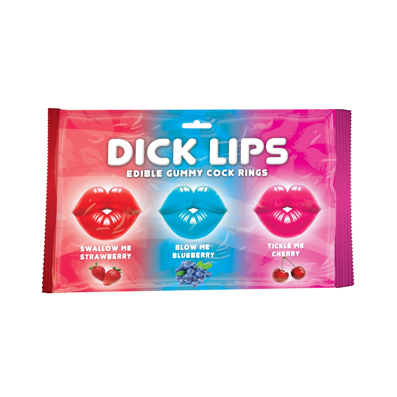 Dicklips Edible Gummy Cock Rings for Sweet Fun