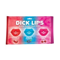 Dicklips Edible Gummy Cock Rings for Sweet Fun