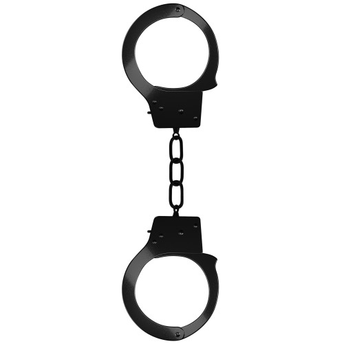 Shots Ouch Black Beginner Handcuffs for Couples