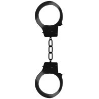 Shots Ouch Black Beginner Handcuffs for Couples