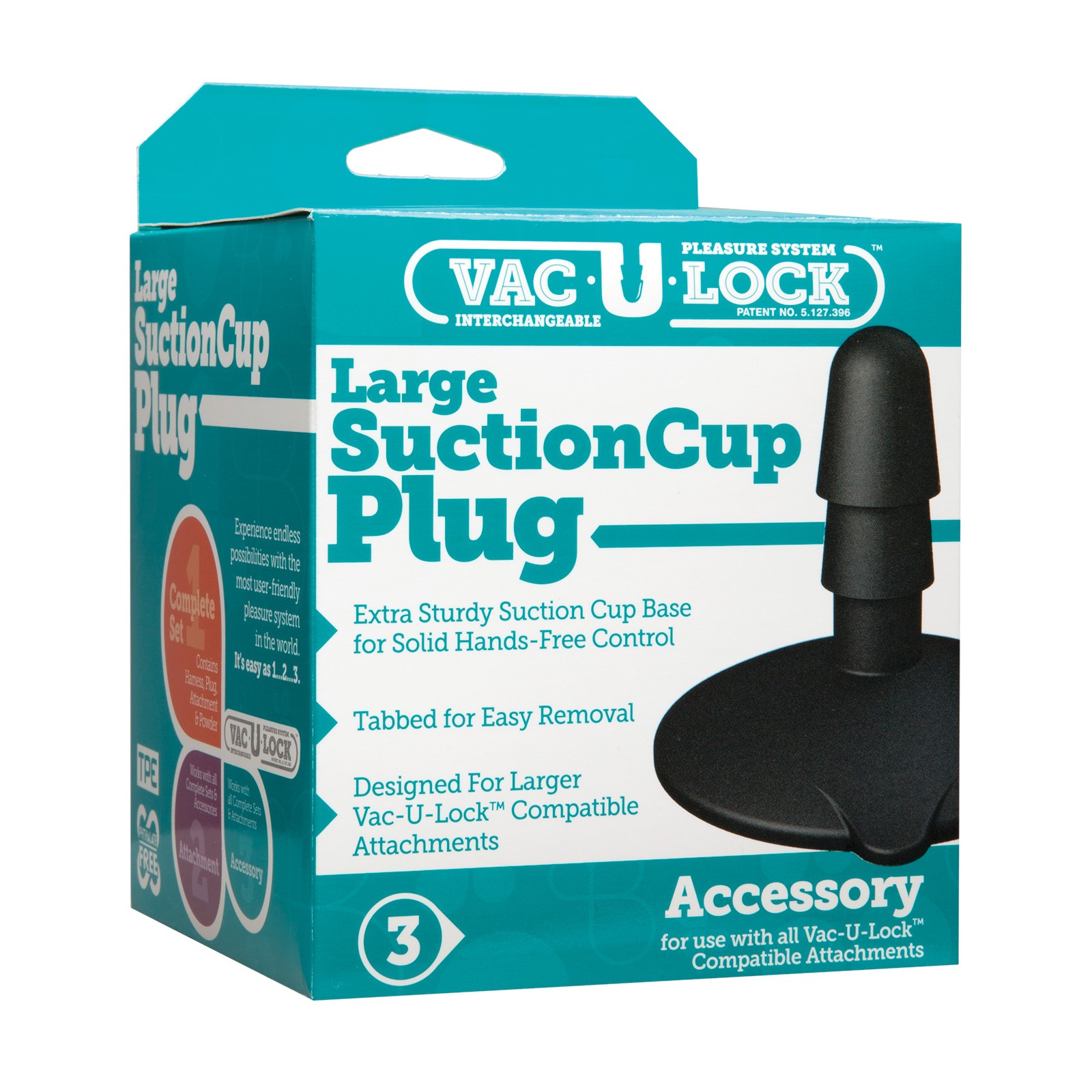 Plug Grande Ventosa Vac-U-Lock