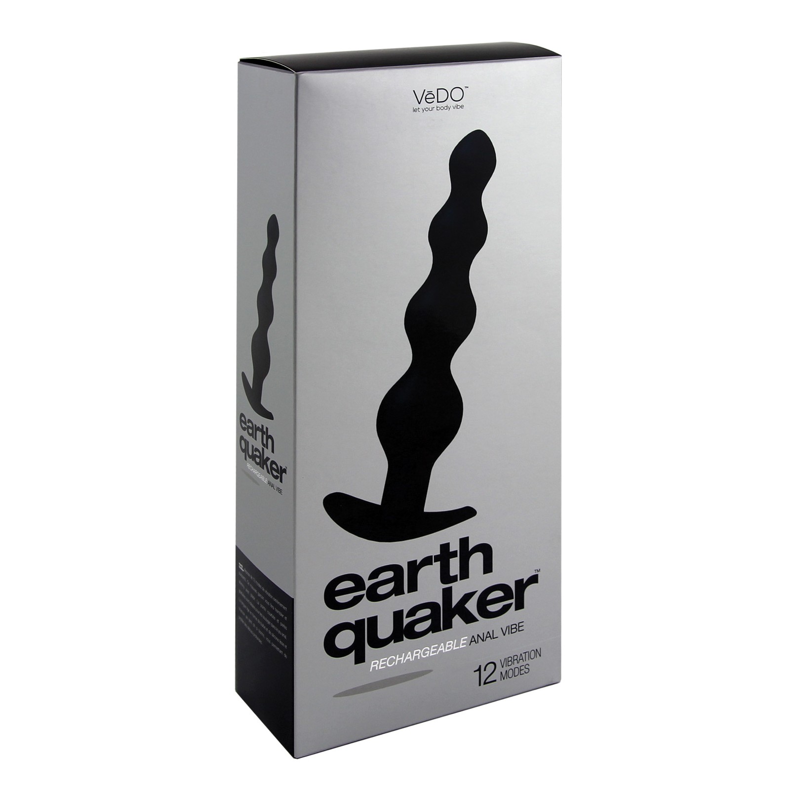 VeDO Earth Quaker Anal Vibe Just Black