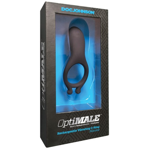 OptiMale Rechargeable Vibrating C Ring - Enhance Your Pleasure