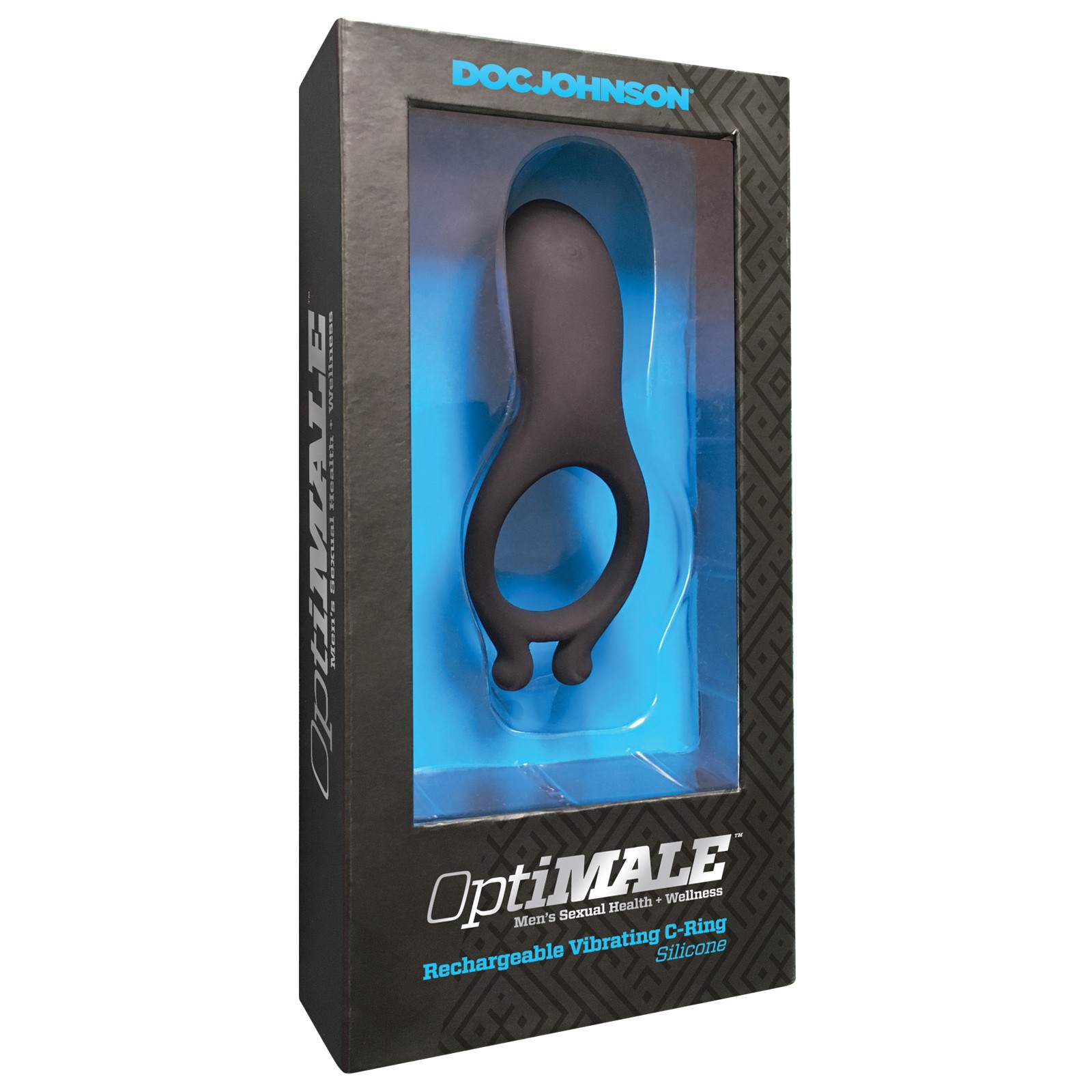 OptiMale Rechargeable Vibrating C Ring - Enhance Your Pleasure