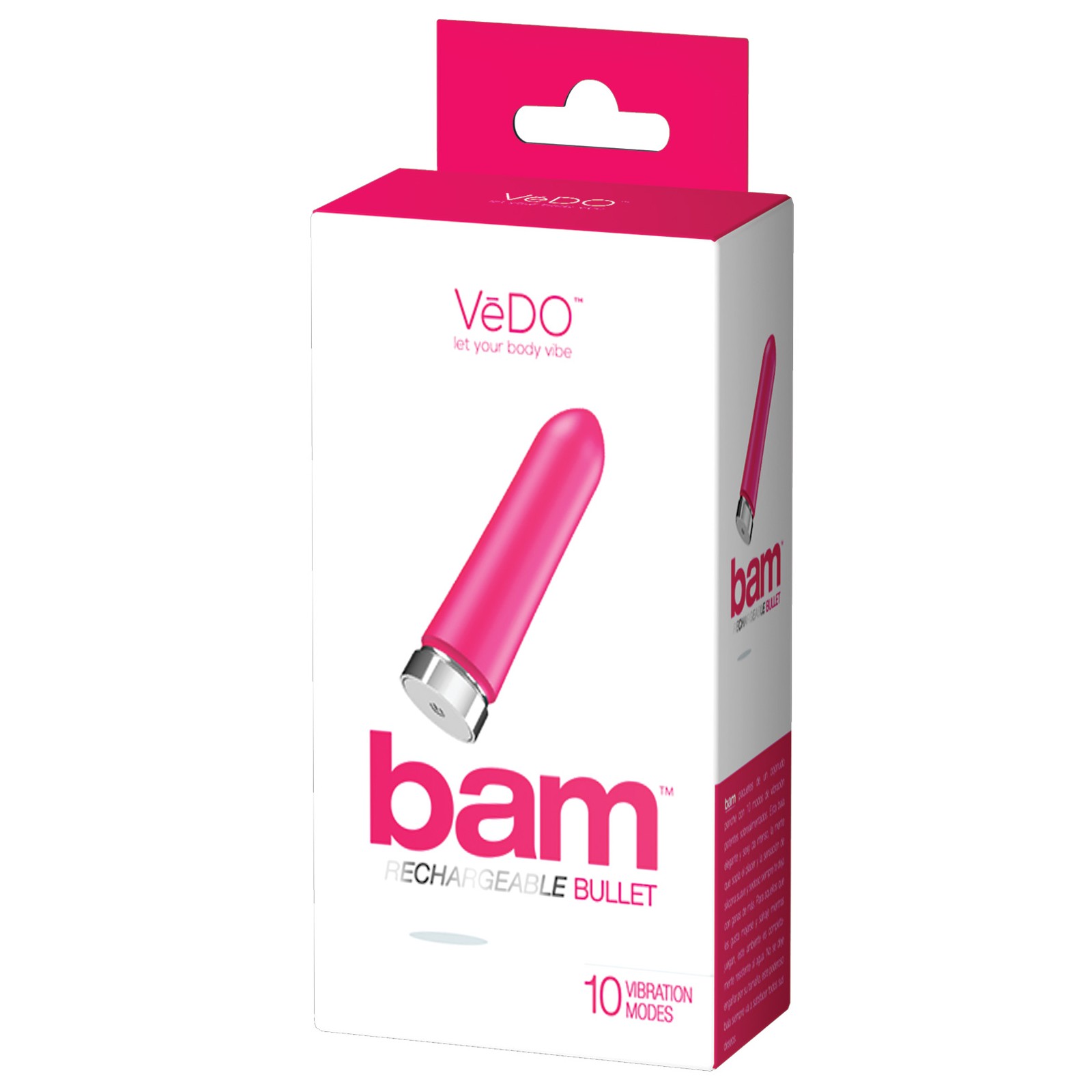 Bala Recargable VeDO Bam - Rosa Sexy