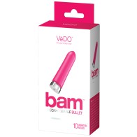 Bala Recargable VeDO Bam - Rosa Sexy