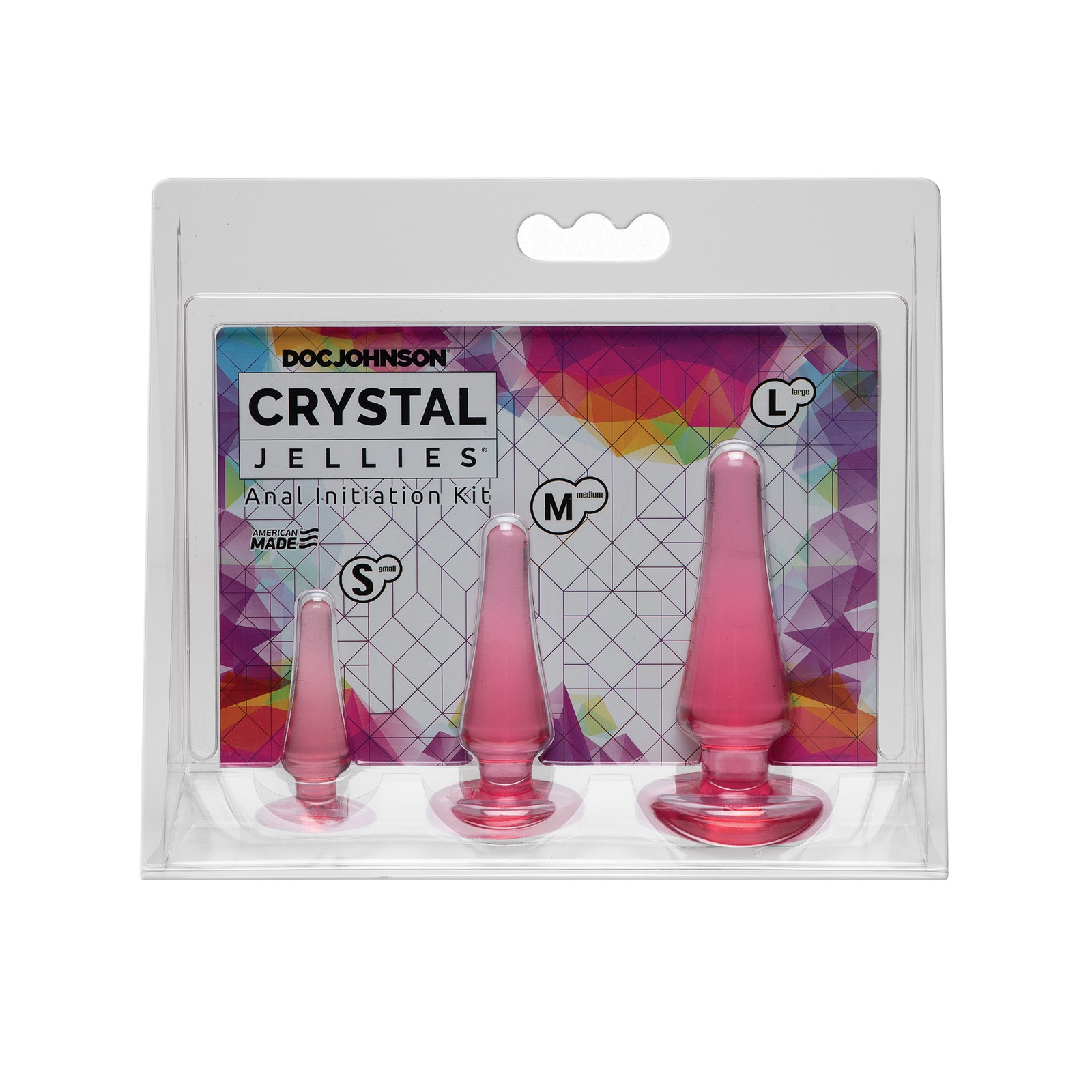 Crystal Jellies Anal Initiation Kit - Pink