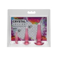 Crystal Jellies Anal Initiation Kit - Pink