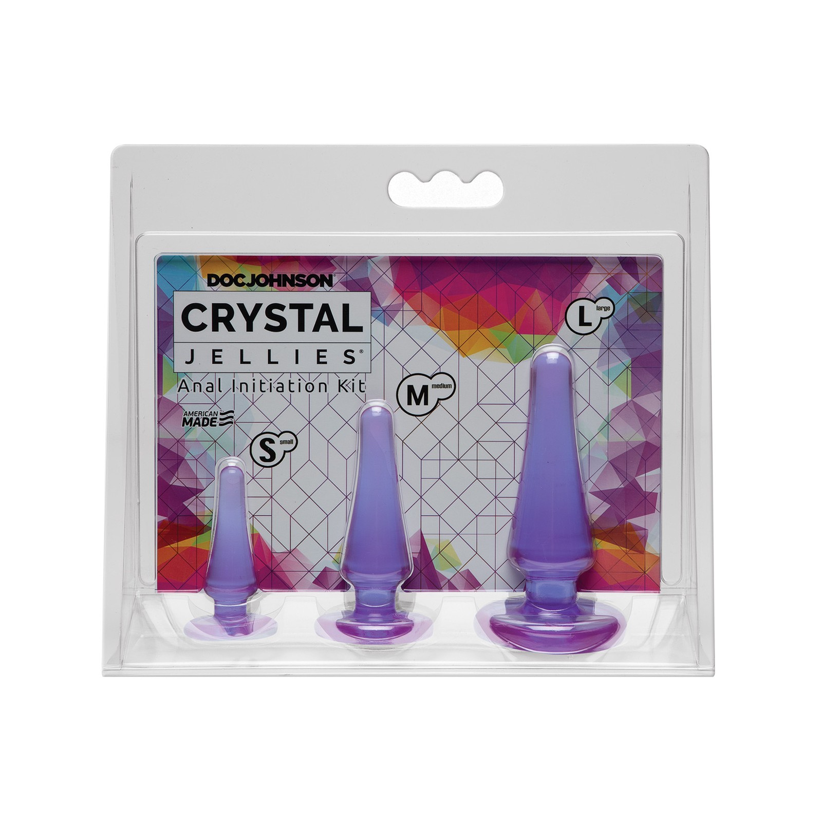 Crystal Jellies Anal Initiation Kit Purple