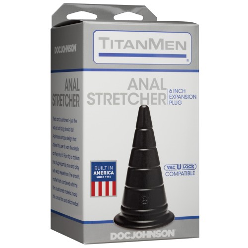 TitanMen 6 Inch Anal Stretcher Black