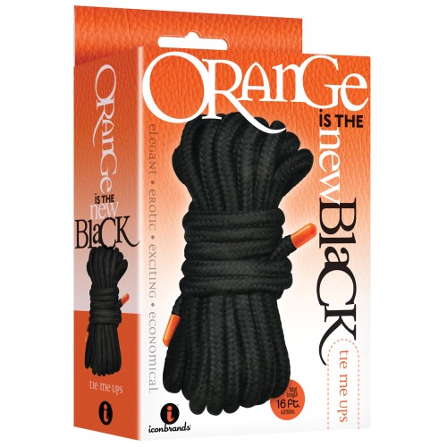 The 9's Orange is the New Black Tie Me Ups - Premium Rope