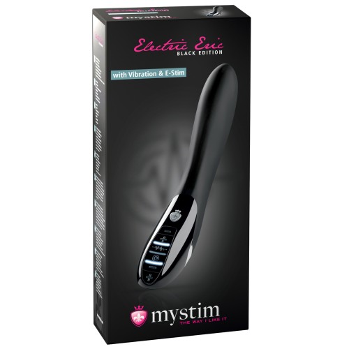 Mystim Electric Eric eStim Vibrator - Black Edition