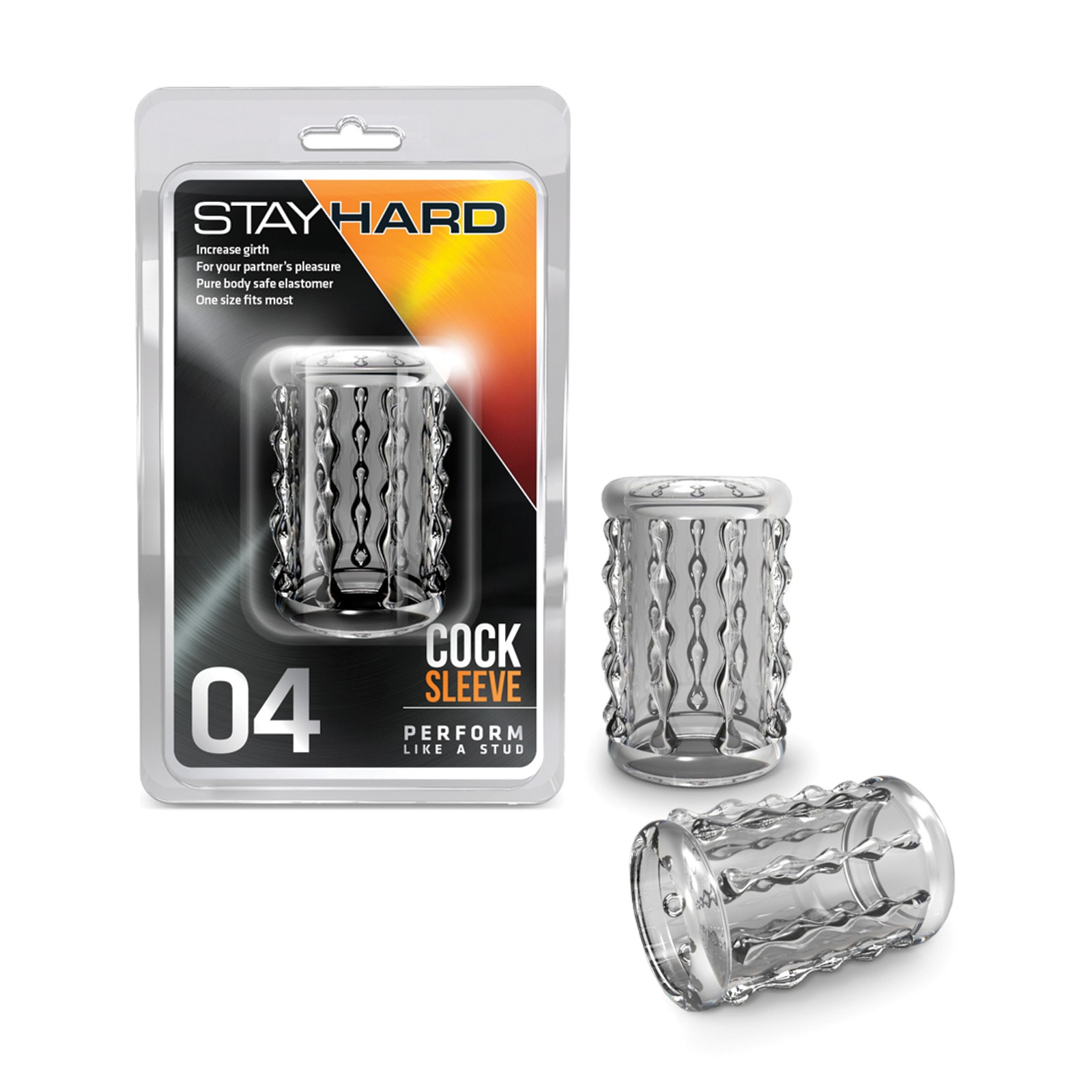 Blush Stay Hard Cock Sleeve 04 - Clear