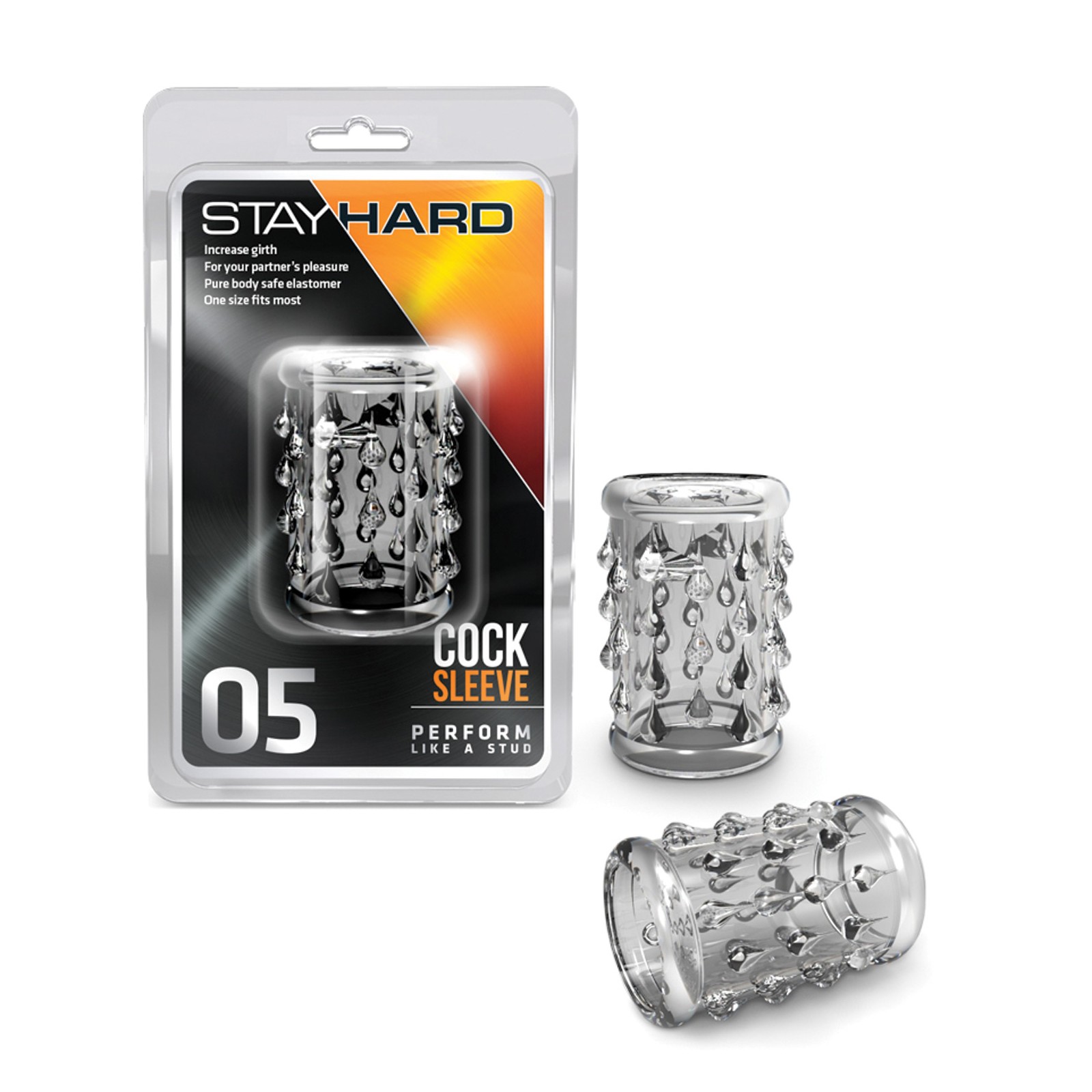 Funda Eréctil Clear Blush Stay Hard 05