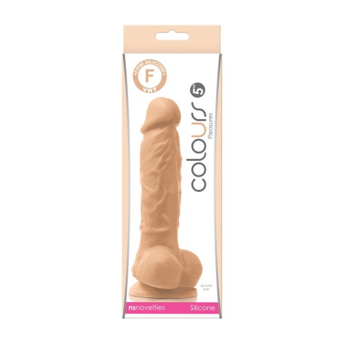 Colours Pleasures 5" Dildo with Suction Cup - Flesh