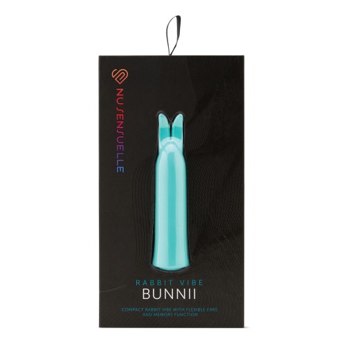 Nu Sensuelle Bunnii Vibrator Teal Blue