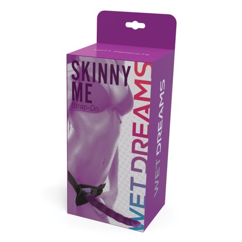 Wet Dreams Skinny Me Strap-On Set - Purple Pleasure