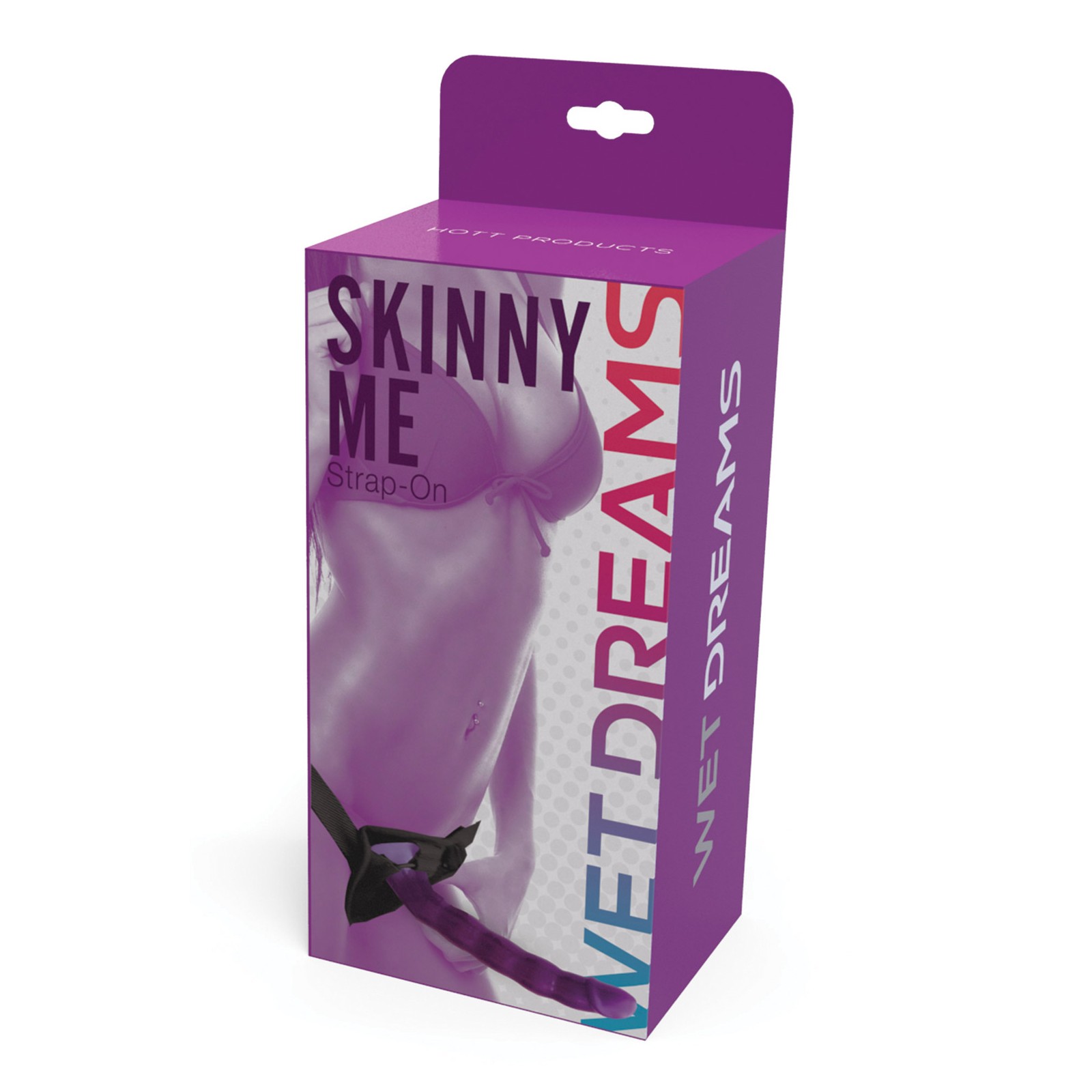 Wet Dreams Skinny Me Strap-On Set - Purple Pleasure