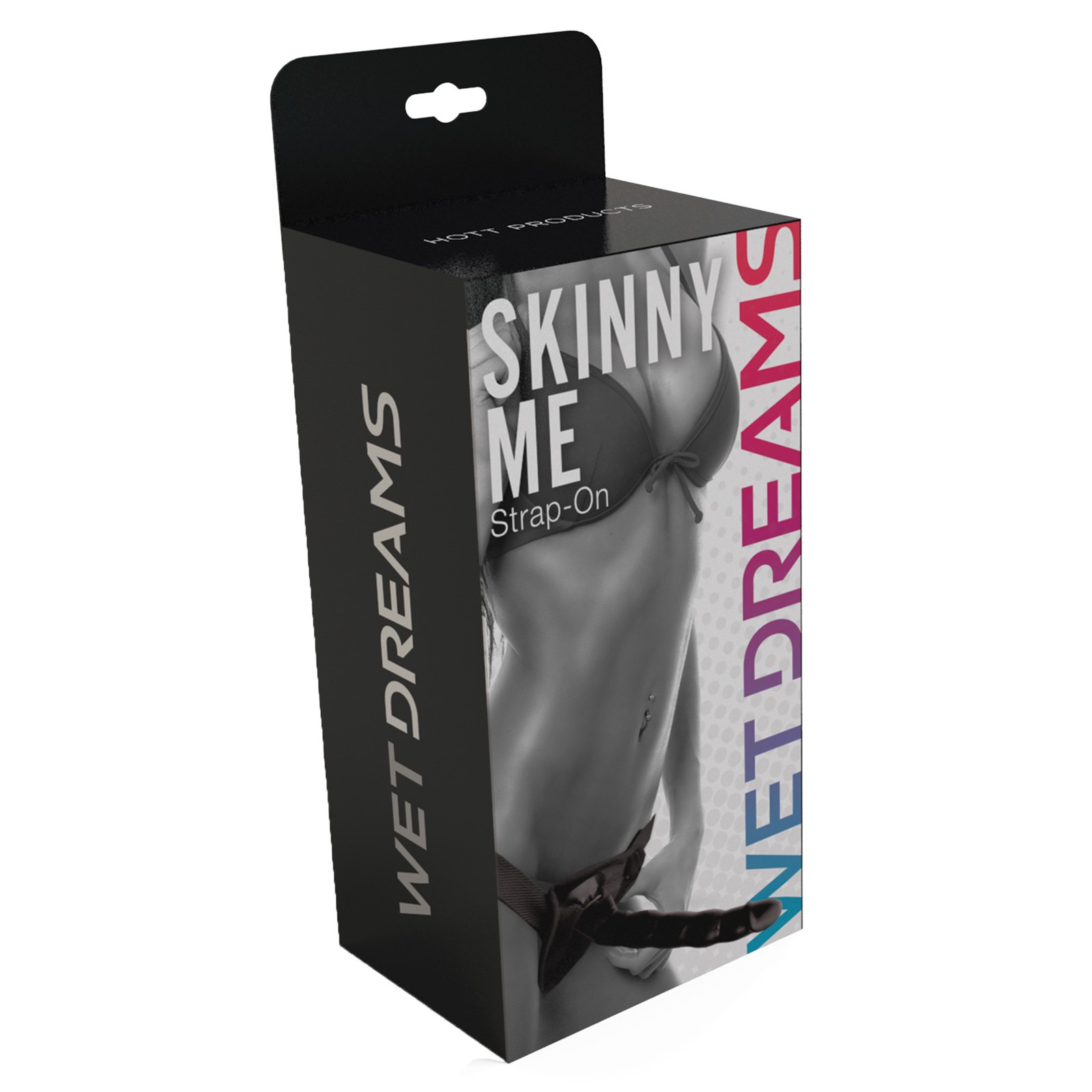 Wet Dreams Skinny Me 7 Inch Strap-on with Harness