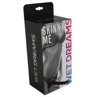 Wet Dreams Skinny Me 7 Inch Strap-on with Harness