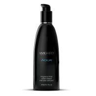 Lubricante a Base de Agua Wicked Aqua para Placer Intenso