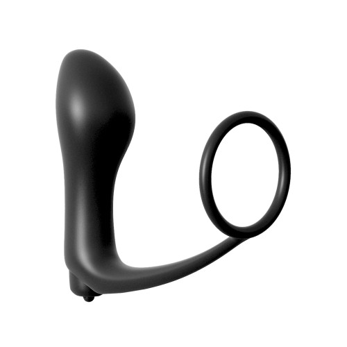 Anal Fantasy Ass Gasm Vibrating Plug Cockring