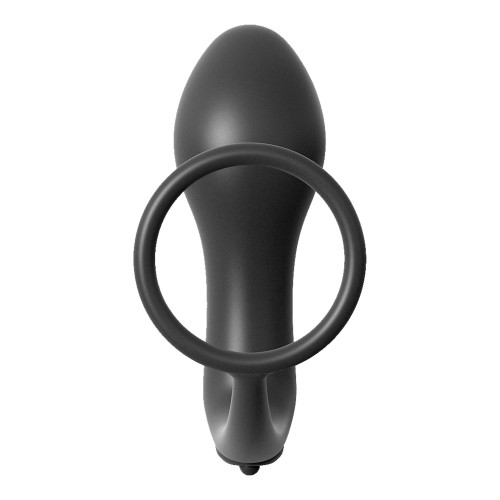 Anal Fantasy Ass Gasm Vibrating Plug Cockring