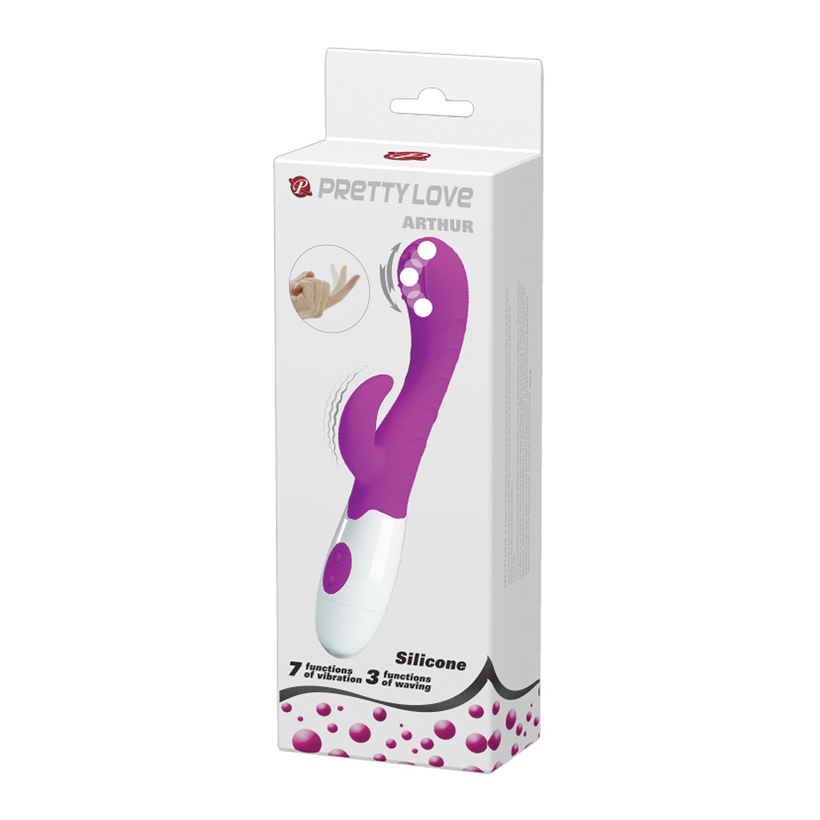 Conejito Vibrador Pretty Love Arthur Come Hither - Fucsia