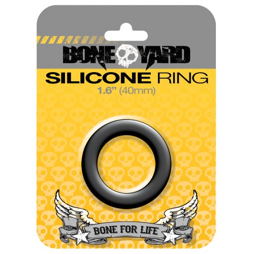 Boneyard 1.6 Inch Silicone Ring Black