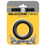 Boneyard 2.0" Silicone Ring Black