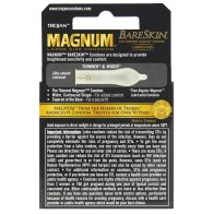 Condones Trojan Magnum Bareskin - Paquete de 3