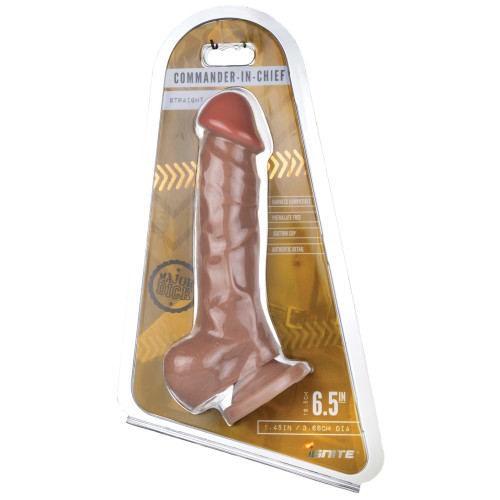 Tan Straight Dildo with Suction Cup