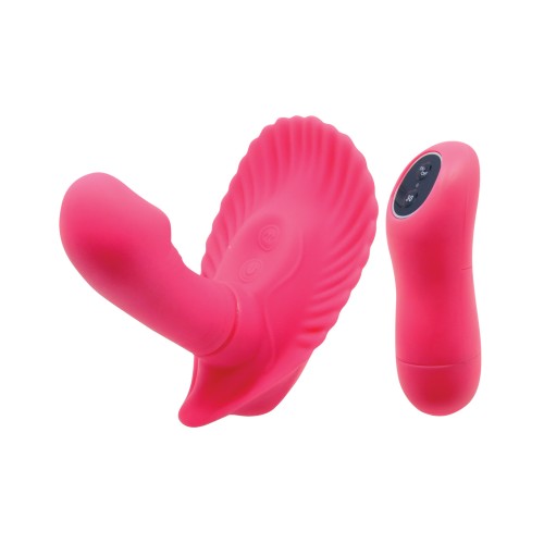 Fancy Remote Control G-spot Clamshell 30 Functions Fuchsia