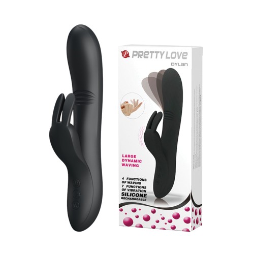 Vibrador Conejito Ears Dylan de Pretty Love con 11 Funciones