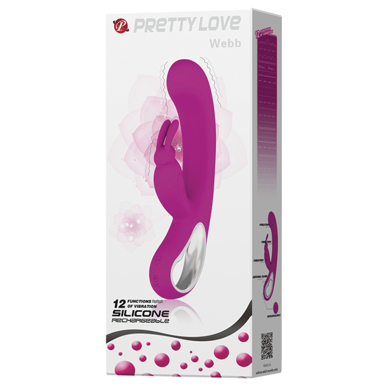 Vibrador Conejo con Orejas de Bunny Pretty Love Webb para el máximo placer