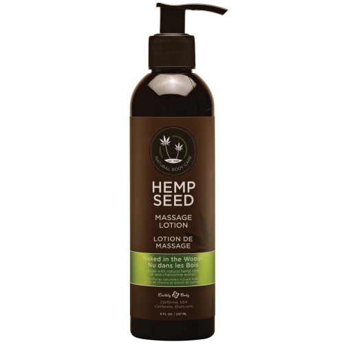 Earthly Body Hemp Seed Massage Lotion 8 oz