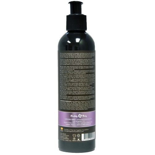 Loción de Masaje de Semilla de Cáñamo Earthly Body - 8 oz Lavanda