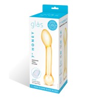 Compra el Deslizante Anal Honey Dripper de Vidrio - Juguete de Placer Definitivo