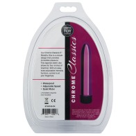 Vibrador Chrome Classics de 5" en Rosa para Placer Intenso