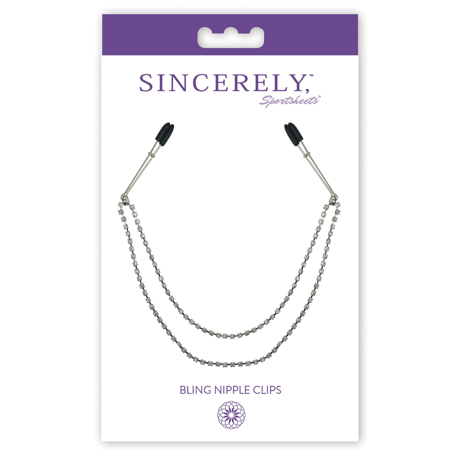 Sincerely Bling Nipple Clips - Elegant Sensation Play