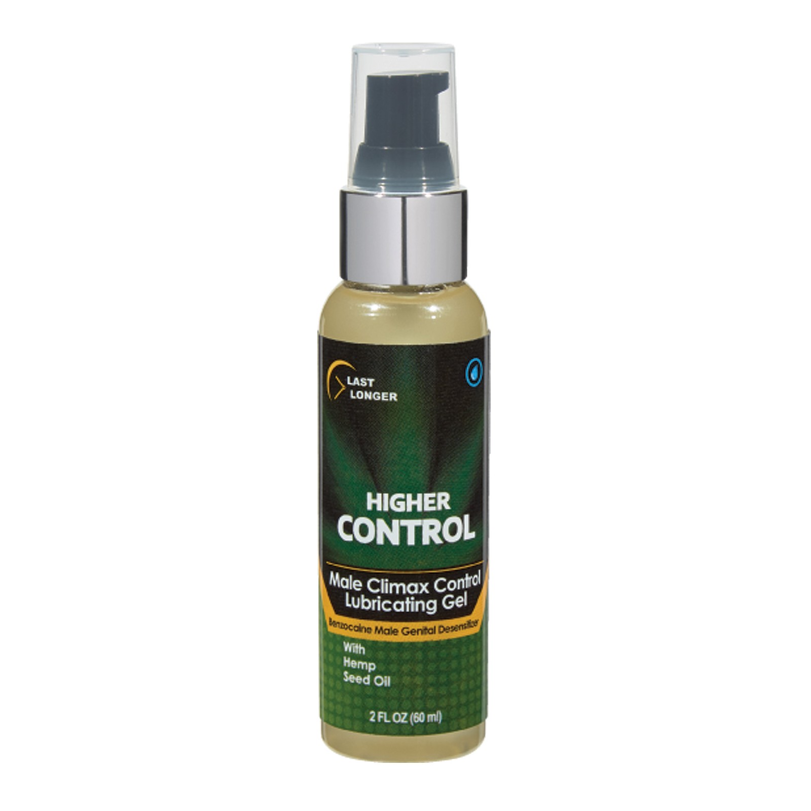 Gel de Control de Clímax para Hombres Higher Control 2 oz - Retardar y Mejorar