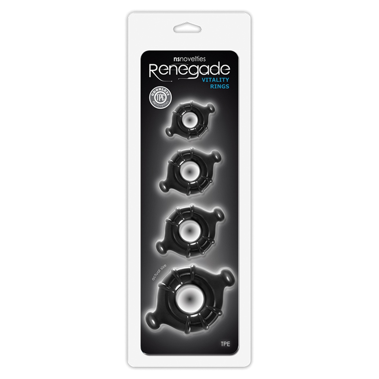 Renegade Black Vitality Stretch Rings