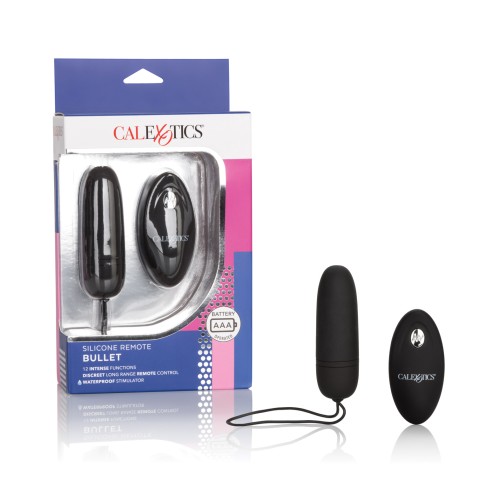 Vibrador Bullet de Silicona Remota