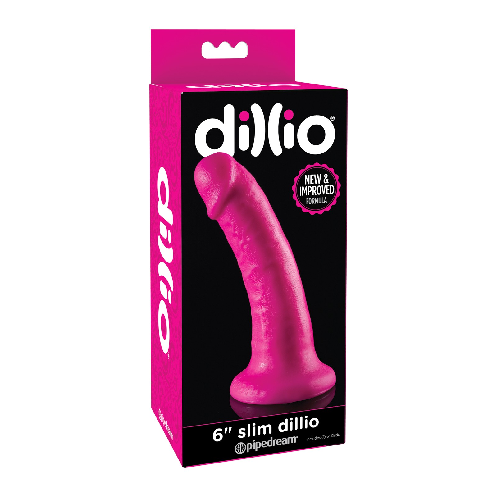 Dillio 6 Inch Slim Pink Dildo