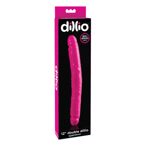 Dillio Double Dillio 12" Pink - Quality Dildo