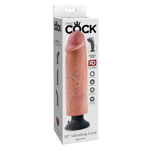 King Cock 10" Vibrator for Ultimate Satisfaction